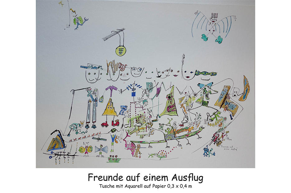 Freunde-auf-einem-Ausflug